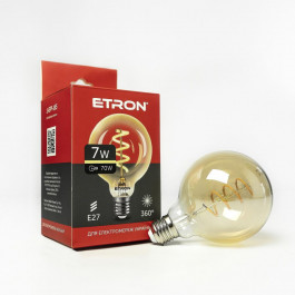 Etron LED Filament 1-EFP-165 G95 Vintage 7W 2700K E27