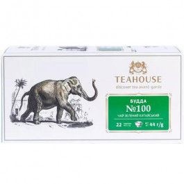 Teahouse Чай зелений китайський  Будда №100 Слон 44 г (22 шт. х 2 г) (4820209845570)