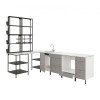 IKEA ENHET 793.380.65 Кутова кухня антрацит сірий кадр - зображення 1