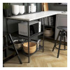 IKEA ENHET 793.380.65 Кутова кухня антрацит сірий кадр - зображення 3