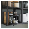 IKEA ENHET 793.380.65 Кутова кухня антрацит сірий кадр - зображення 7