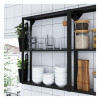 IKEA ENHET 793.380.65 Кутова кухня антрацит сірий кадр - зображення 8
