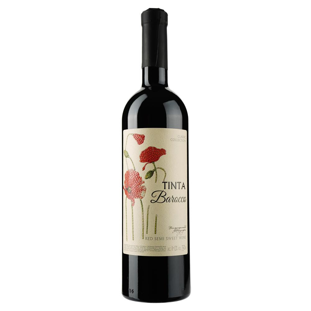 Villa Tinta Вино  Barocco червоне напівсолодке 0.75 л 11-12% (4820213580320) - зображення 1