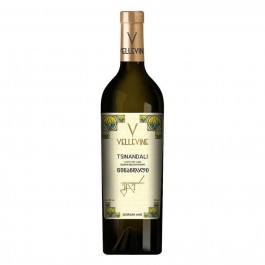 Vellevine Вино  Цинандалі біле сухе 0,75 л 11-13% (4860117330331)