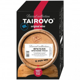 Tairovo Вино  Фрателлi Фраголiно Россо червоне напiвсолодке bag-in-box 10 л (4820236720901)