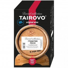 Tairovo Вино  Гранатiно Россо червоне напiвсолодке bag-in-box 10 л (4820236720130)