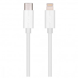   2E USB-C to Lightning 1m Glow White (2E-CCCL-WH)