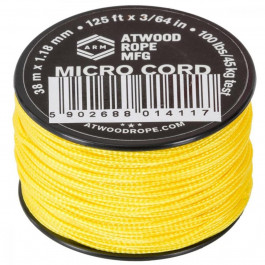  Мотузка Atwood Rope MFG Micro Cord 38 м - жовта (CD-MC1-NL-26)