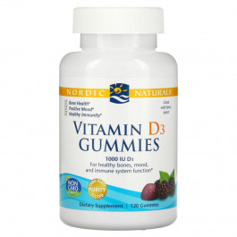 Nordic Naturals Vitamin D3 Gummies, 120 жевательных таблеток
