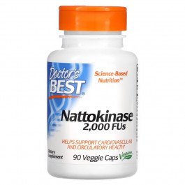 Doctor's Best Nattokinase, 90 вегакапсул