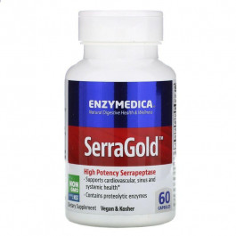 Enzymedica Натуральная добавка  Serra Gold, 60 капсул