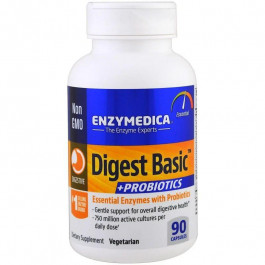 Enzymedica Натуральная добавка  Digest Basic + Probiotics, 90 капсул