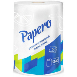 Papero Паперовий рушник  Джамбо 3 шари 350 аркушів 1 рулон (4820066562467)