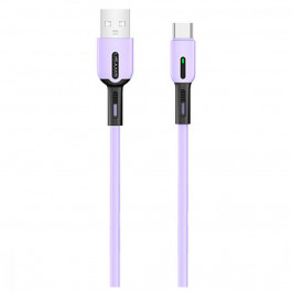 USAMS US-SJ433 USB to USB Type-C 1m Purple (SJ433USB04)