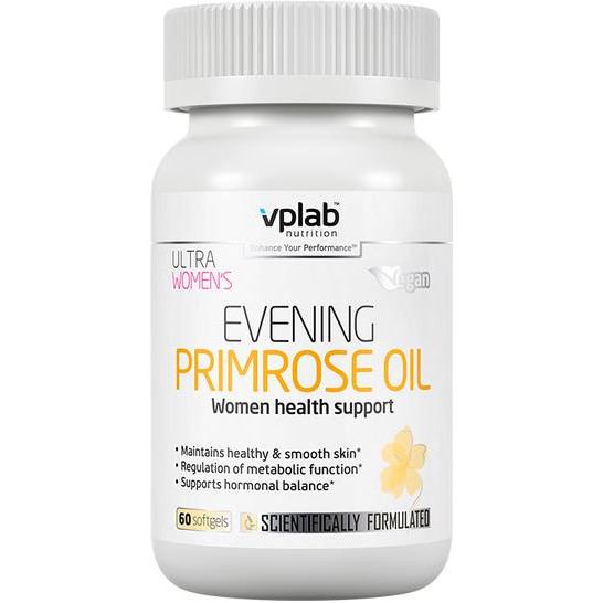 VPLab Ultra Wome's Evening Primrose oil Жирні кислоти для жінок 60 капсул - зображення 1
