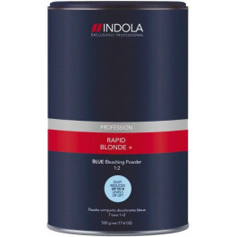 INDOLA Блакитна пудра для освітлення волосся  Rapid Blond+ 450 г (4045787790542)