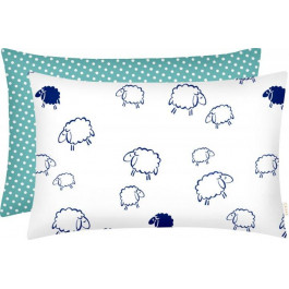 COSAS Набор наволочек Set Pillow Sheep Dots Mint 50х70 2 шт (4822052023730)