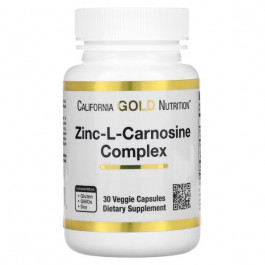 California Gold Nutrition Zinc-L-Carnosine 30 капсул