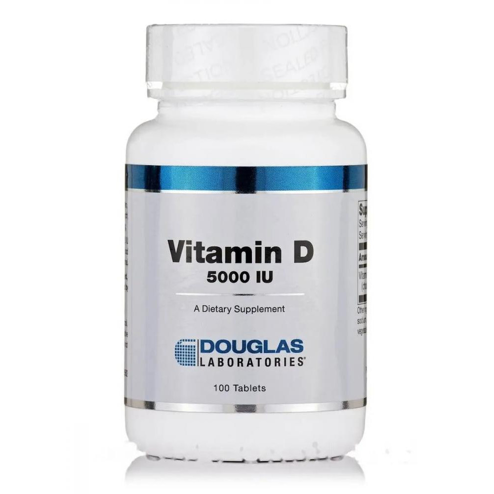 Douglas Laboratories Vitamin D 5000 МО 100 таблеток - зображення 1