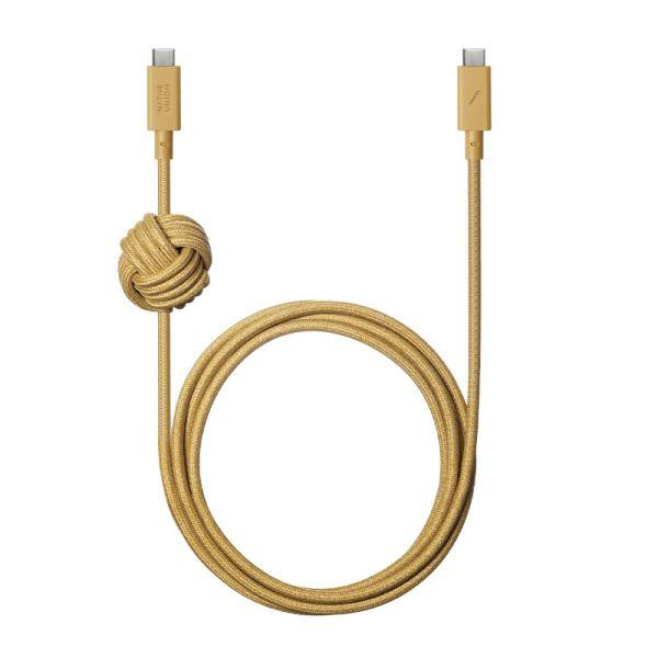 NATIVE UNION Anchor Cable USB Type-C to USB Type-C 240W 3m Kraft (ACABLE-C-KFT-NP) - зображення 1