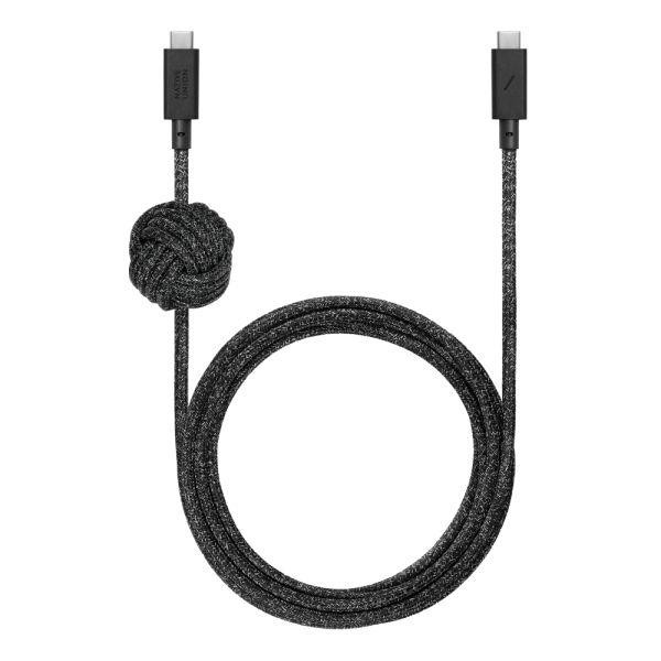NATIVE UNION Anchor Cable USB Type-C to USB Type-C 240W 3m Cosmos Black (ACABLE-C-COS-NP) - зображення 1
