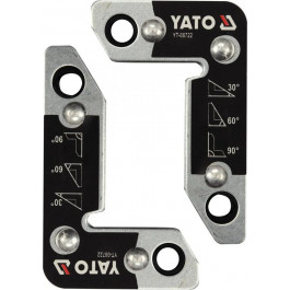 YATO Кутники магнітні для зварювання Yato: кути 30°, 60°, 90°, 25кг, 2 шт
