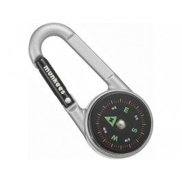 Munkees Carabiner Compass with Thermometer, silver (3135 SV)