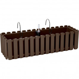Prosperplast Балконний ящик  Boardee Fencycase W навісний, 600 мм, коричневий (88680-222) (5905197288666)