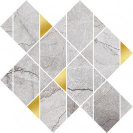 Opoczno STONE HILLS GREY Mosaic GLOSSY 30x30