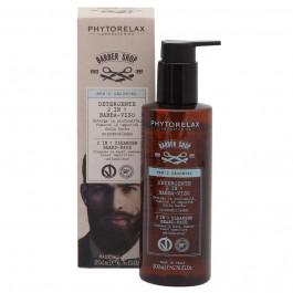 Phytorelax Laboratories Гель для вмивання  Men's Grooming 2в1 для обличчя та бороди, 200 мл (6023965)