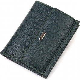 CANPELLINI Зелений жіночий гаманець середнього розміру з натуральної шкіри  (2421812)