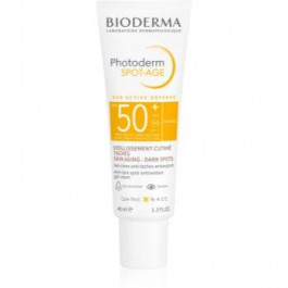Bioderma Photoderm Spot-Age сонцезахисний крем проти старіння шкіри SPF 50+ 40 мл