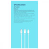 SkyDolphin S12T Frost Line USB Type-C to USB Type-C 1m White (USB-000577) - зображення 2