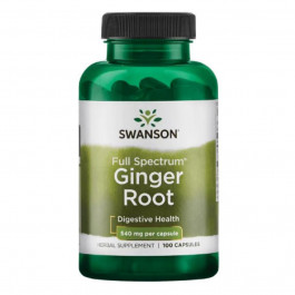 Swanson Корень имбиря  Ginger Root 540 mg 100 капсул