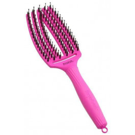 Olivia Garden Щітка для волосся  Finger Brush Combo Medium ThinkPink 2023 Neon Purple LE (ID1806)