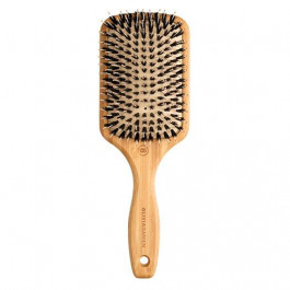 Olivia Garden Щетка для волос бамбуковая квадратная Touch Detangle COMBO L