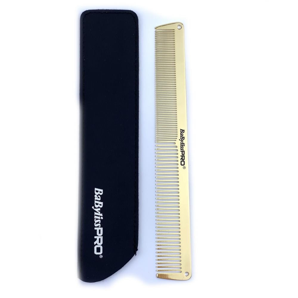 BaByliss PRO M3842E Gold Metal Comb - зображення 1