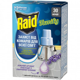 Raid Рідина для електрофумігаторів  Лаванда від комарів 30 ночей (5000204343724)