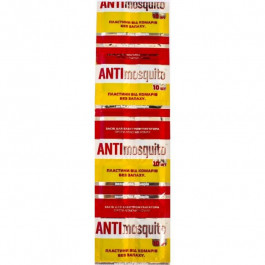 Anti mosquito Пластини для фумігатора  10 шт. (4820055141017)