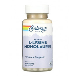 Solaray L-Lysine Monolaurin 1:1 Ratio 60 Veg Caps