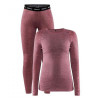 Craft Комплект термобілизни  Core Wool Merino Set Woman Rose-melange / розмір M - зображення 1