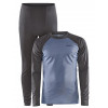 Craft Комплект термобілизни  Core Warm Baselayer Set Man Granite Flow / розмір L - зображення 1