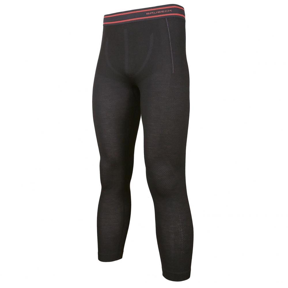 Brubeck Термобілизна чоловічі штани  Active Wool Pant M Black розмір L - зображення 1