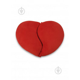 WP Merchandise Подушка декоративна Половинки серця (FWPHEARTHALV24RD0) червоний (4820202327790)