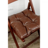 Прованс Подушка на стілець  з екошкіри коричнева 40х40 см (34073) (4823093457607) - зображення 5