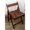 Прованс Подушка на стілець  з екошкіри коричнева 40х40 см (34073) (4823093457607) - зображення 6