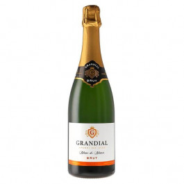 Les Grands Chais de France Ігристе вино  Grandial Brut Blanc de Blancs, біле, сухе, 11%, 0,75 л (3500610007750)
