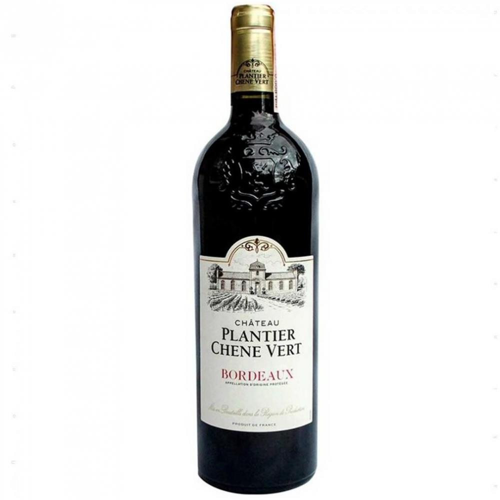 Les Grands Chais de France Вино  Chateau Plantier Chene Vert Bordeaux, червоне, сухе, 13,5%, 0,75 л (3500610130953) - зображення 1