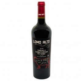 Les Grands Chais de France Вино Lomo Alto Tempranillo-Cabernet Sauvignon-Petit Verdot, червоне, напівсухе, 0,75 л (843657000013