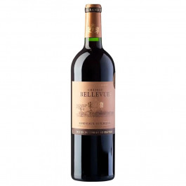 Les Grands Chais de France Вино  Chateau Bellevue Bordeaux Superior, червоне, сухе, 13,5%, 0,75 л (3500610132315)